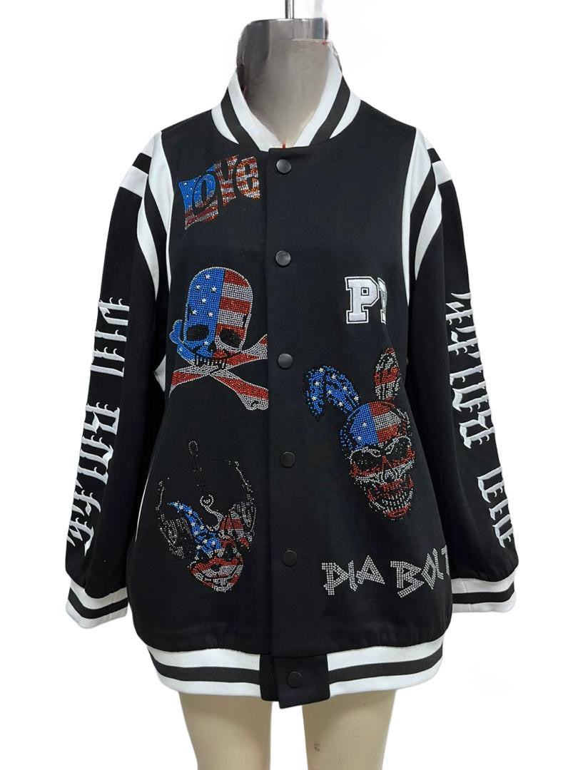 College Jacket Strass Stones PA FW 24