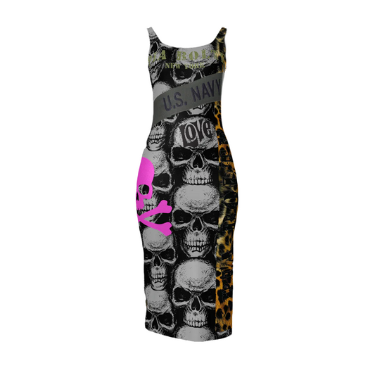 Dress black Skulls U.S. Navy ᴸᴵᴹᴵᵀᴱᴰ