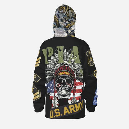 Hoodie Jacket black Skull Indianer ᴸᴵᴹᴵᵀᴱᴰ