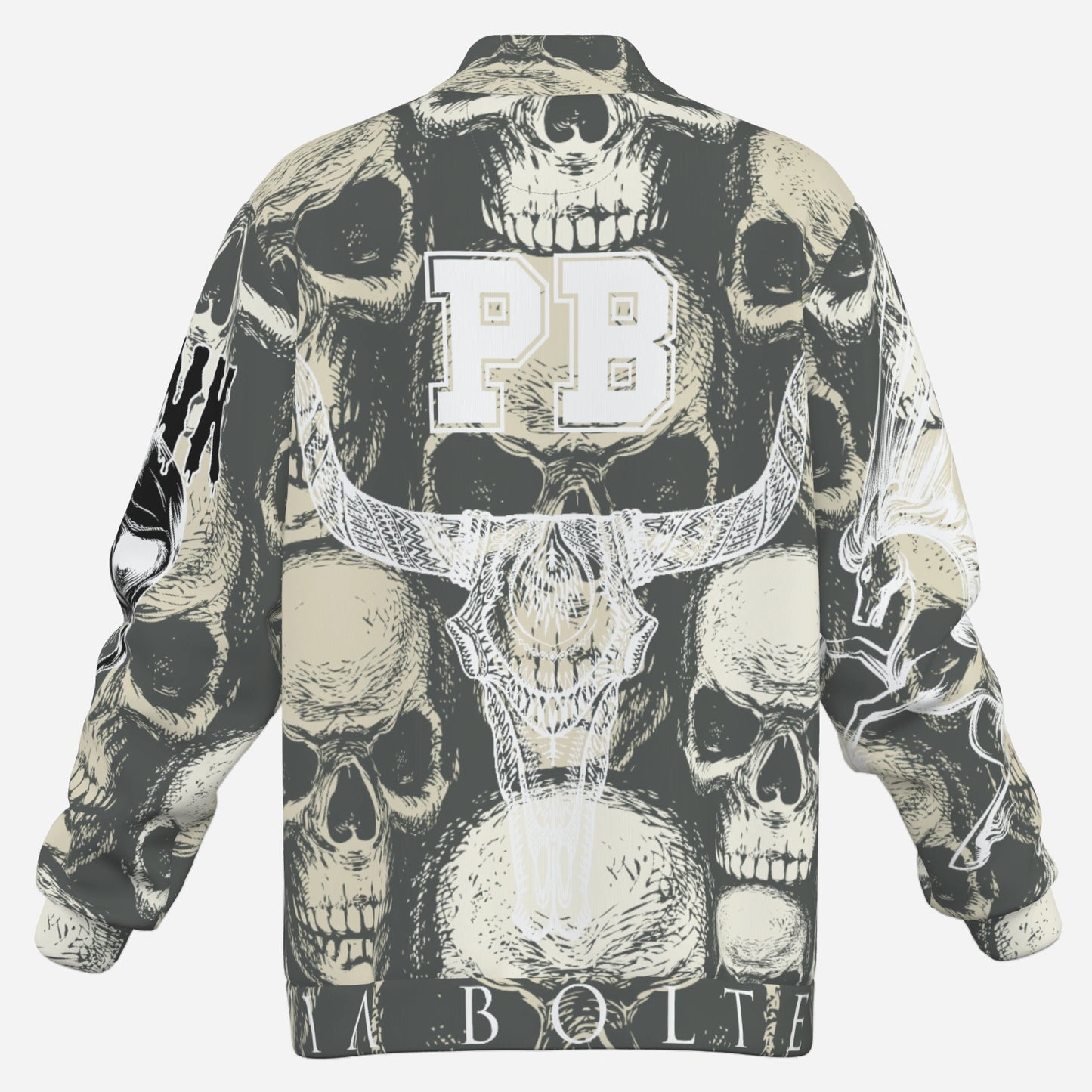 College Jacket Skull black/white ᴸᴵᴹᴵᵀᴱᴰ