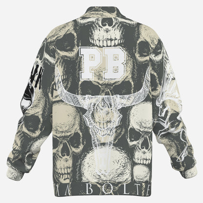 College Jacket Skull black/white ᴸᴵᴹᴵᵀᴱᴰ