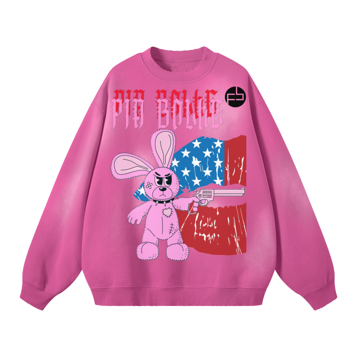 Sweatshirt bunny gun ɴᴇᴡ ʟɪᴍɪᴛᴇᴅ ᴄᴏʟʟᴇᴄᴛɪᴏɴ