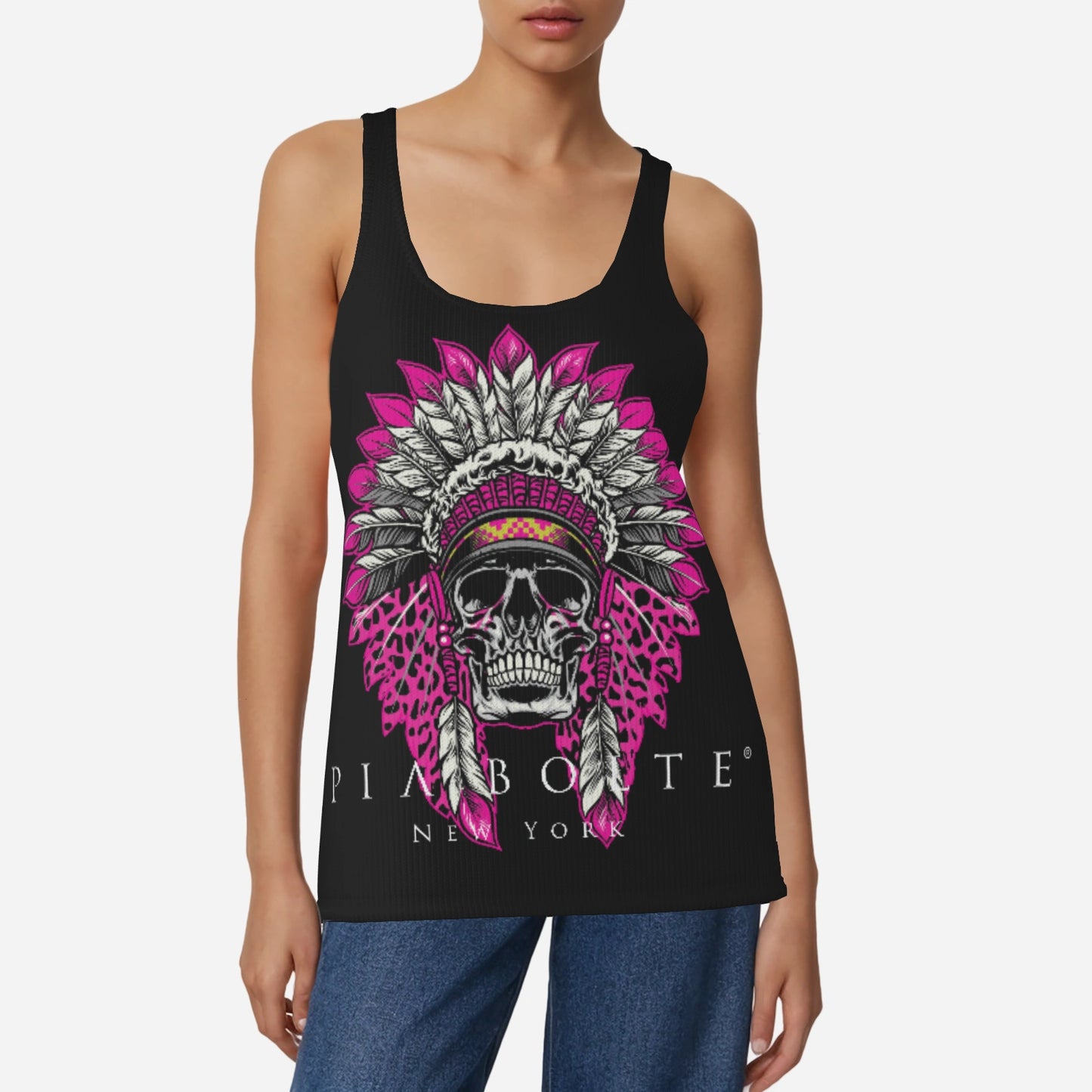 Top black Indianer Skull ᴸᴵᴹᴵᵀᴱᴰ