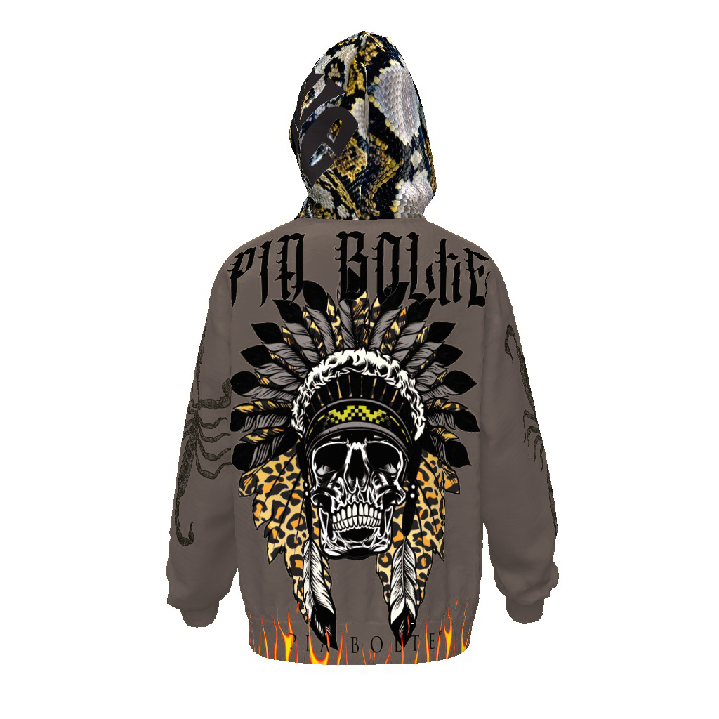 Hoodie Skulls Chief Indianer Skullbunny ʟɪᴍɪᴛᴇᴅ (unisex)